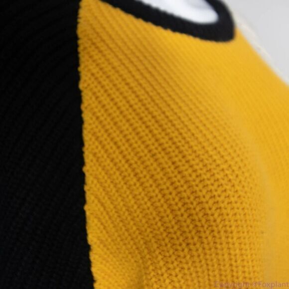 Moon & Madison women's color block cropped sweater,‎ size M - Picture 7 of 16